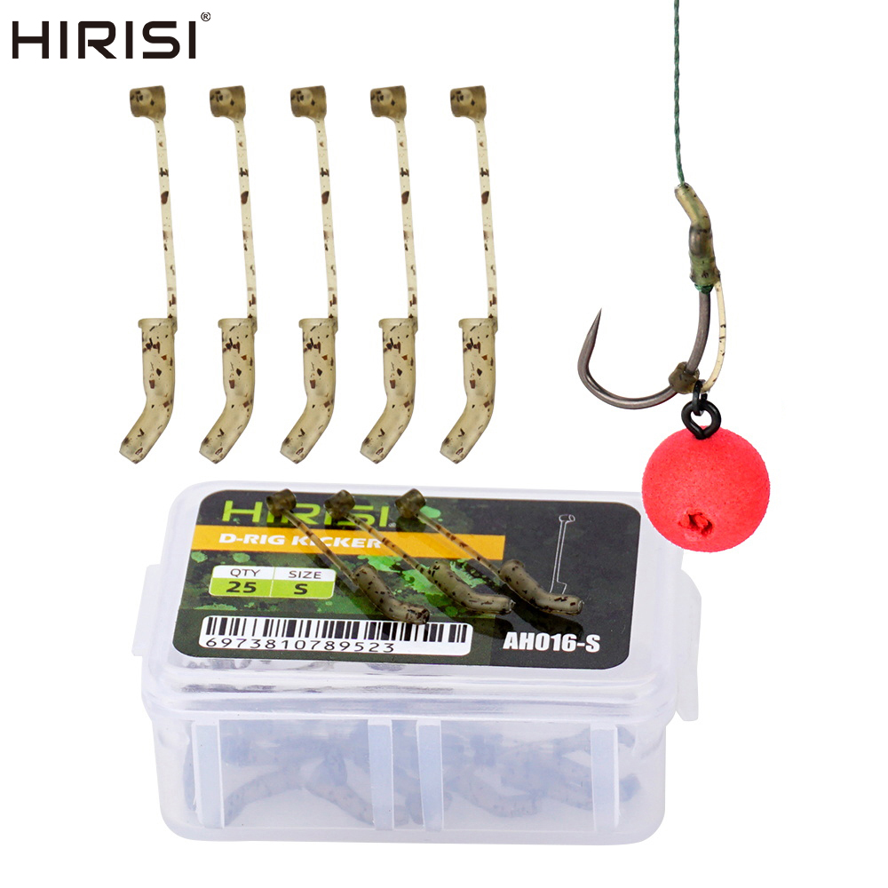 Fishing Hook Sharpener - Hirisi 25/50 Stück Hakenhülsen Ready D-Rig