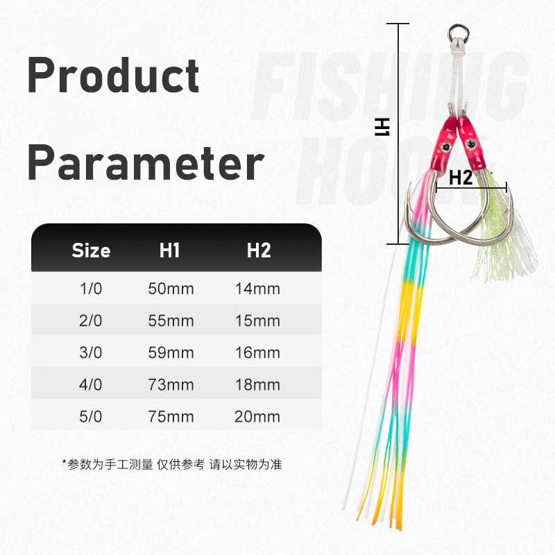 2 Paar/Beutel Leuchtende Jig-H – Fishing Hook Assortment Bewertung und Preis