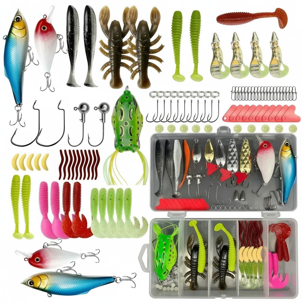 133-teiliges Premium-Angelköde – Fishing Hook Box Bewertung und Preis
