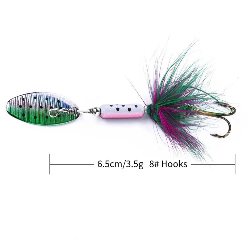 Metall VIB Lockt 1PCS 3,5g Fed – Fishing Hook Offset Bewertung und Preis